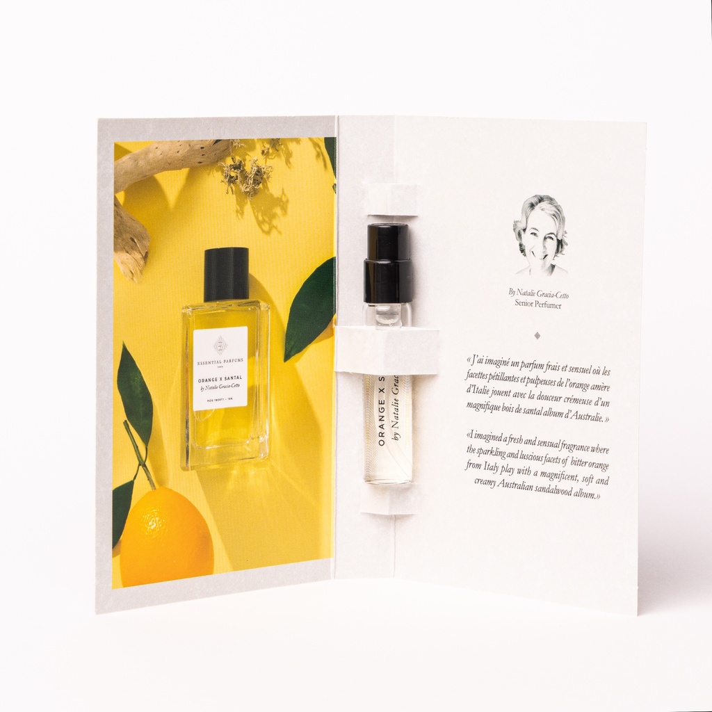 ORANGE X SANTAL -  CARTE SAMPLE 2MLV- 0.006 Fl Oz